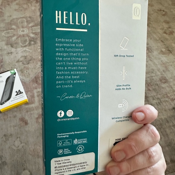 Carson and Quinn ultra clear iPhone 6.1” pro case - Picture 2 of 2